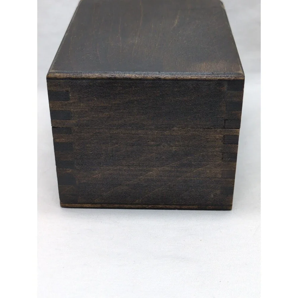 Brown Light Wooden Trinket Box 4